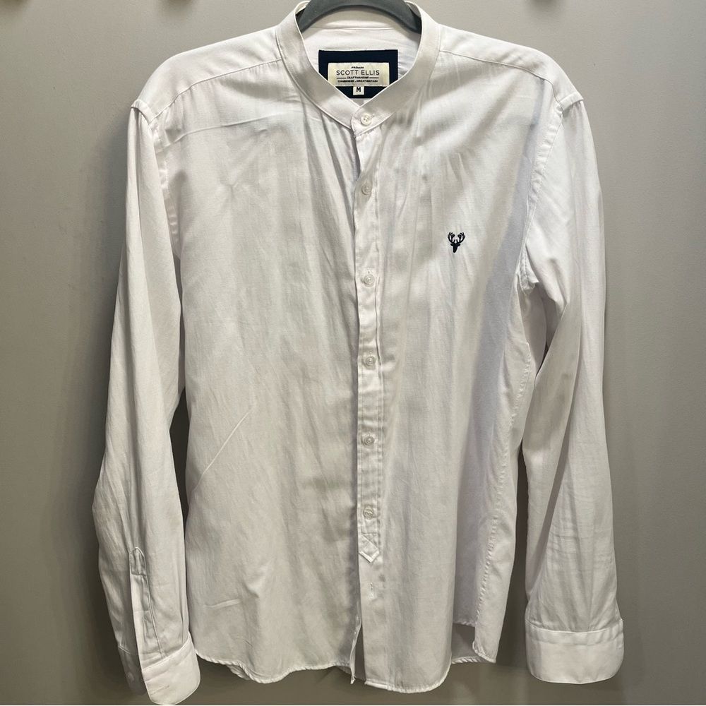 Scott Ellis Men’s White Shirt White.